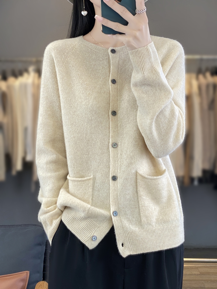 Femmes mode laine mérinos pull - Wool Coat Peacoat avis et prix