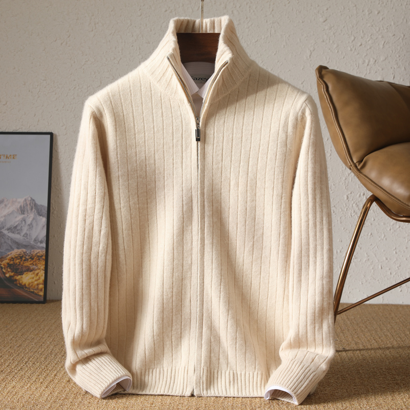 Cardigan à col montant pour ho - Wool Coat Peacoat avis et prix